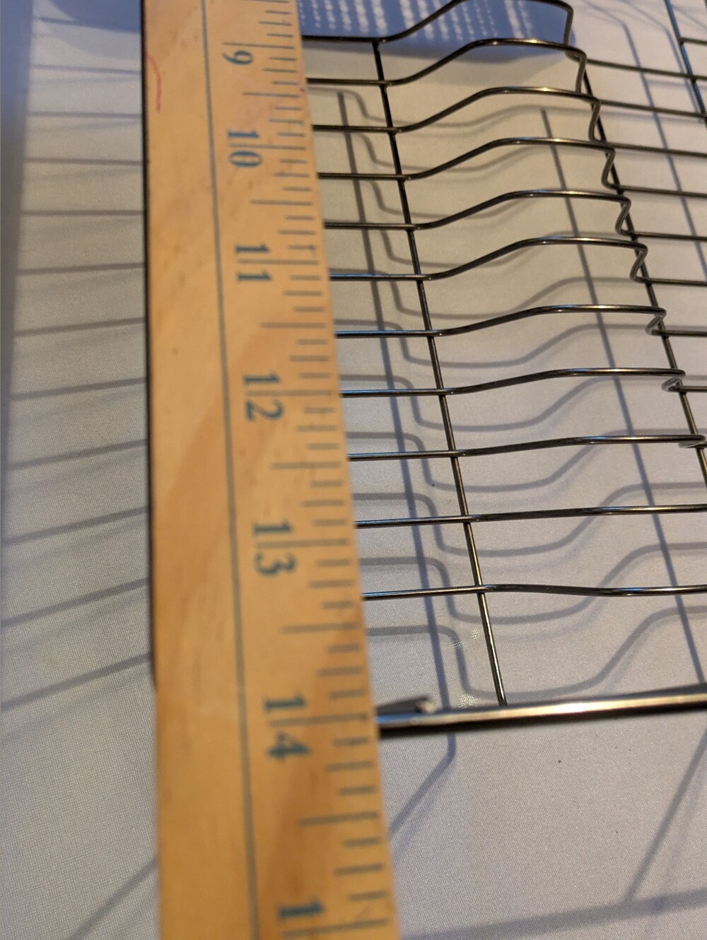 Stainless Steel Dish Drying Rack with Utensil Holder, Square Corners. NWOT. - Picture 5 of 10